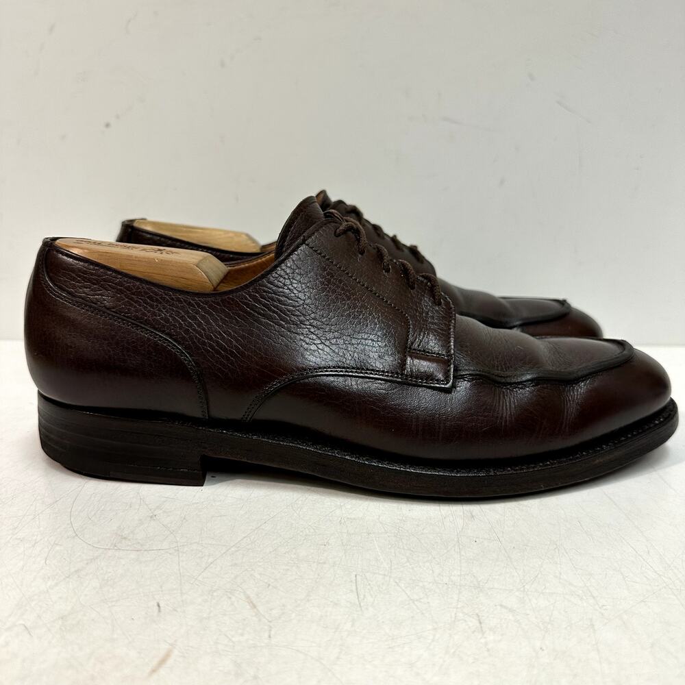 NEW HEELS Crockett & Jones x Brooks Brothers Split Toe Scotch Grain England 10 D - Picture 5 of 16